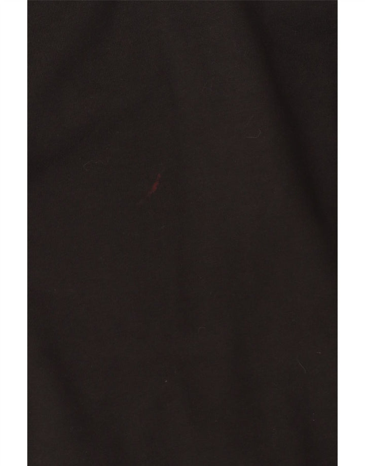 Animal Mens Chándal Top Chaqueta Grande Algodón Negro