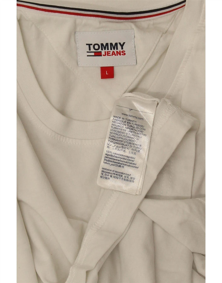 TOMMY HILFIGER Camiseta para hombre Top Large White Cotton