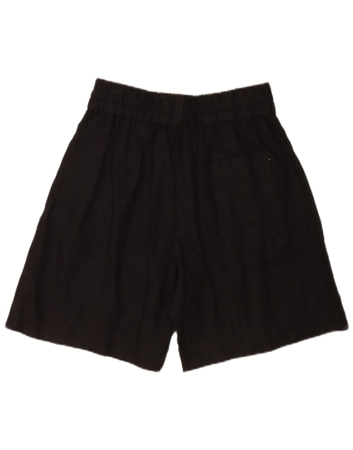 Cos Pantalones cortos casuales para mujer medianos W28 lino negro