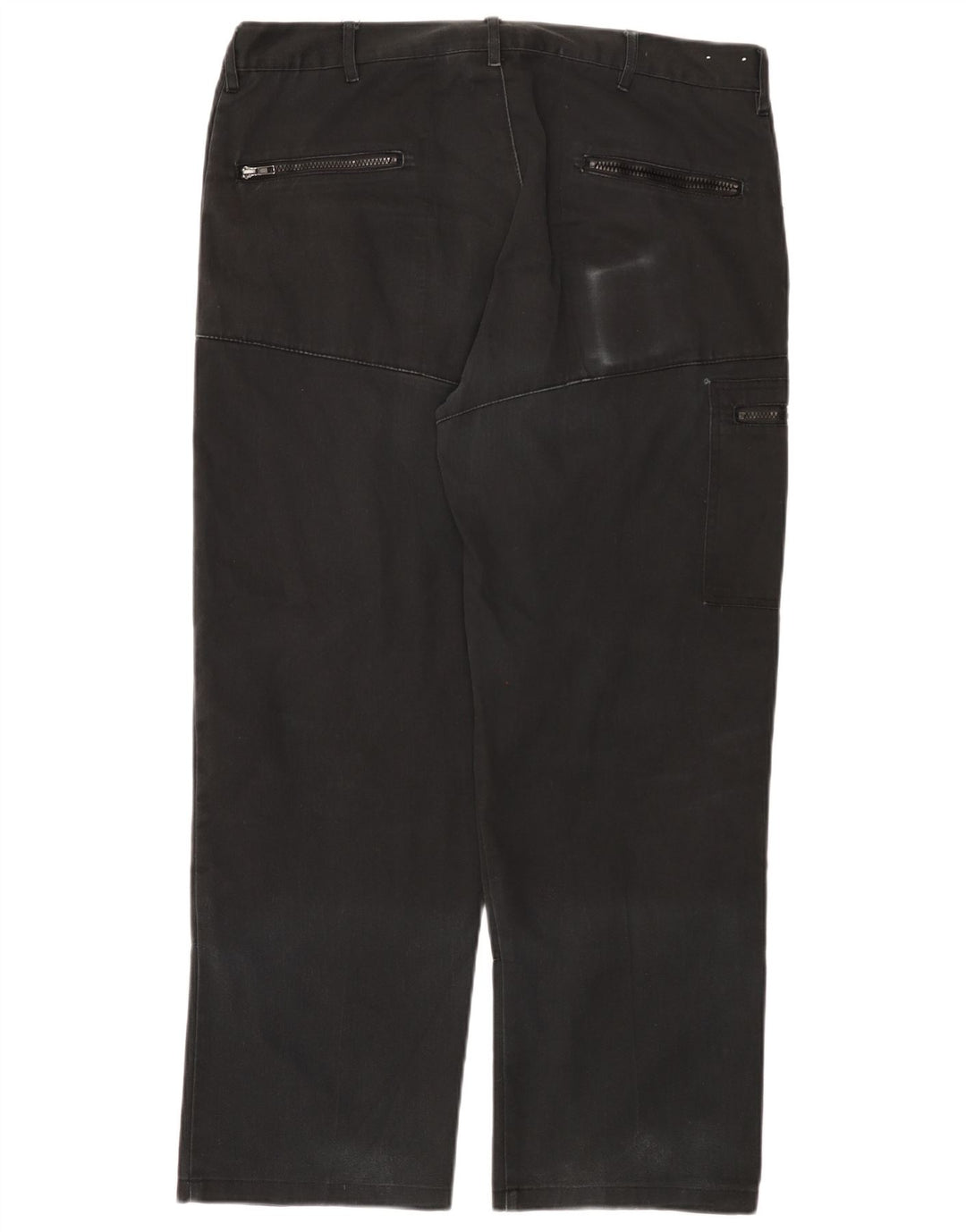 Dickies Pantalones cargo rectos para hombre W38 L29 Poliéster negro
