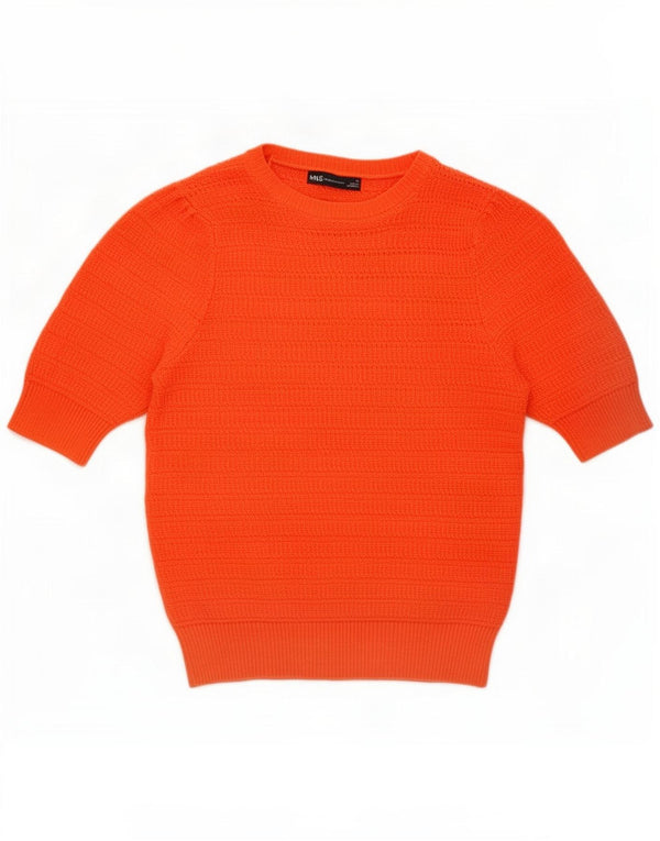 Marks & Spencer - Jersey de cuello redondo para mujer, talla 40, color naranja mediano
