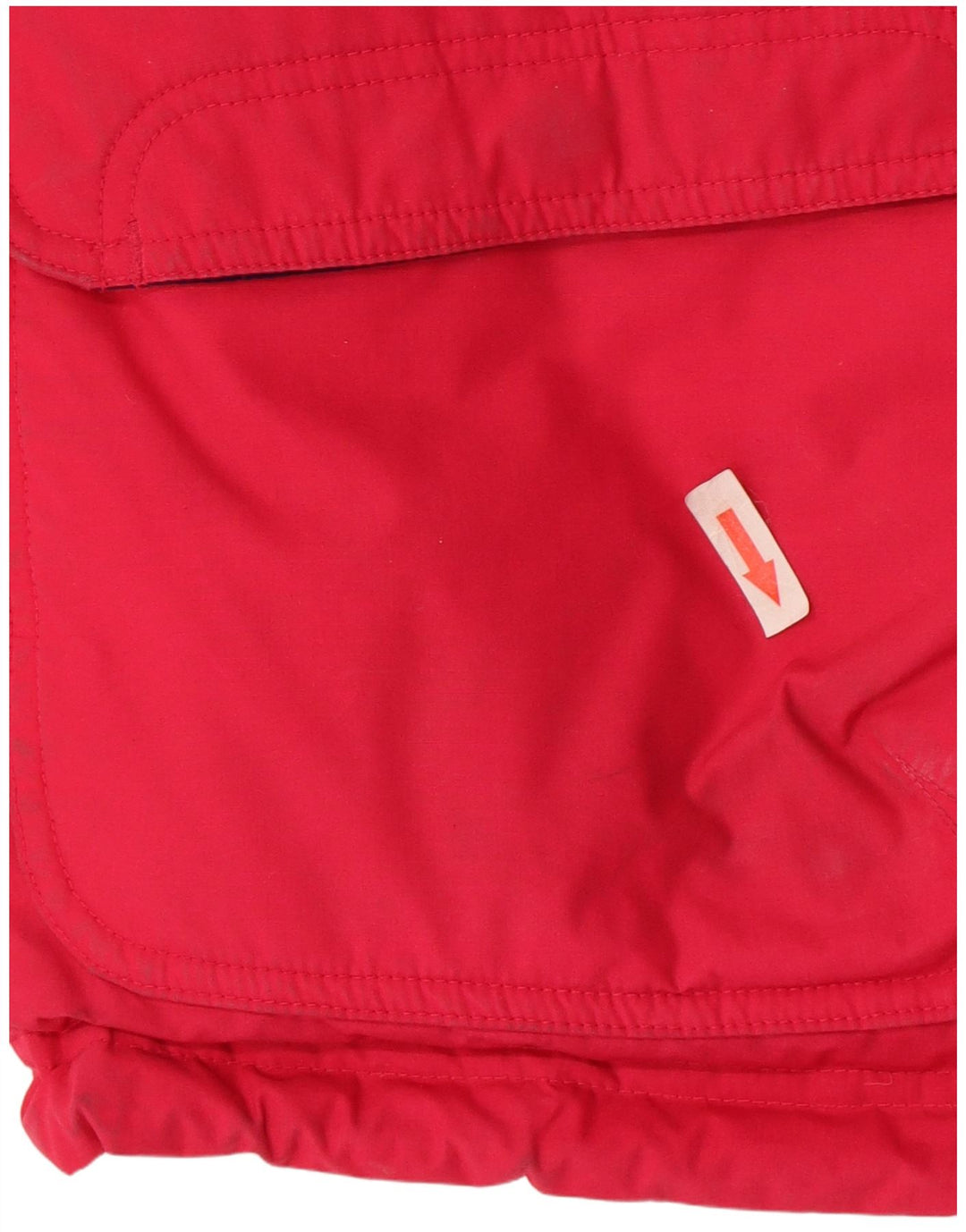 Diadora Chaqueta acolchada holgada para hombre ES 36 Small Rojo Colorblock Poliéster