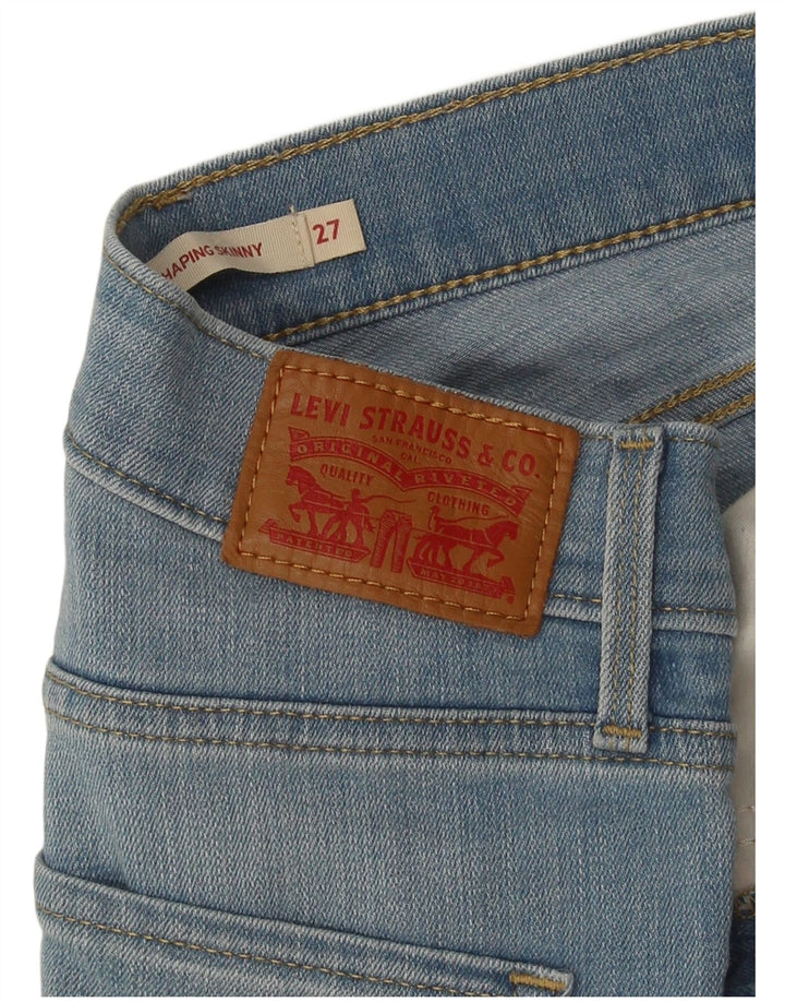 Levi's Mujer Shaping Skinny Jeans W27 L29 Azul