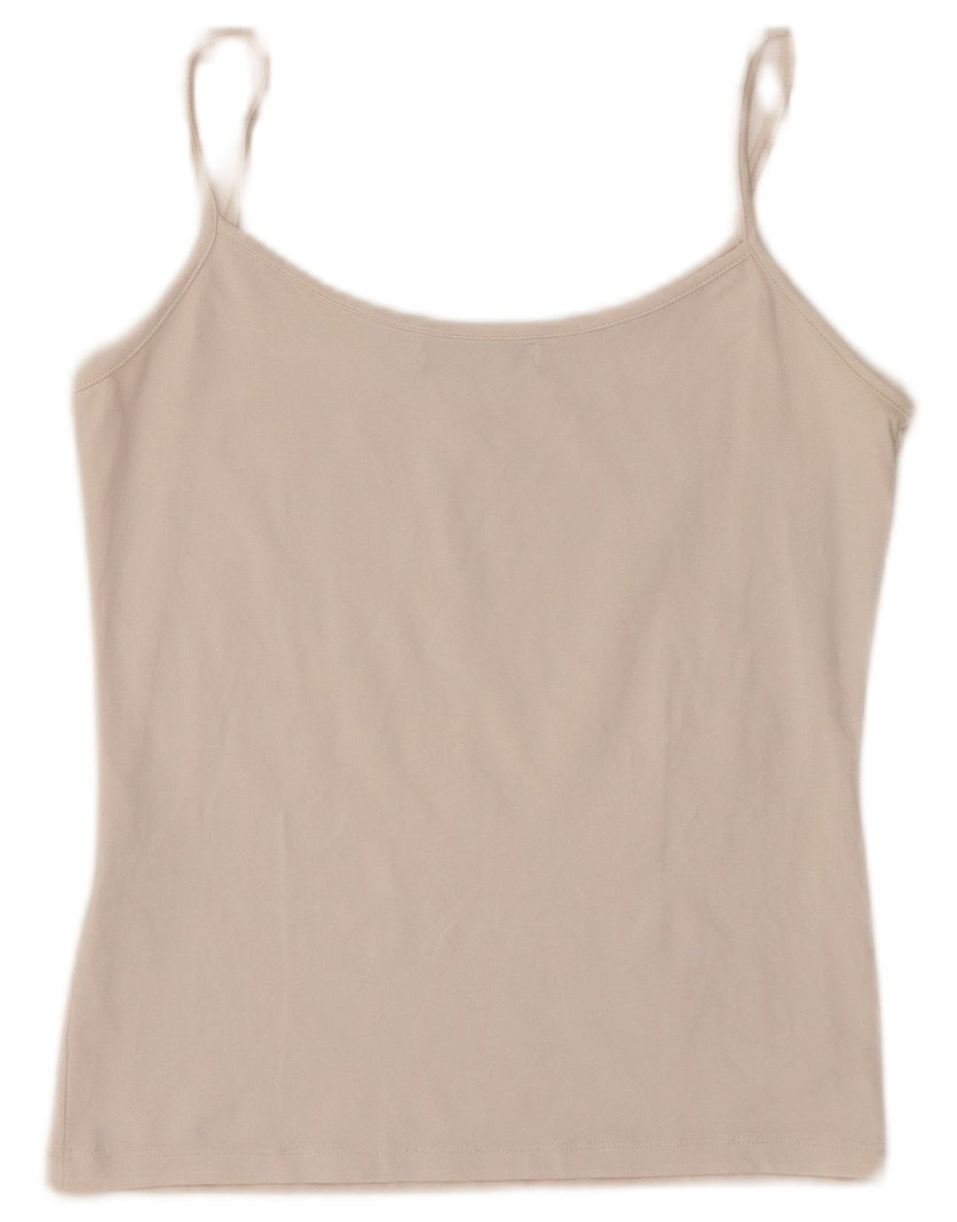 Zara Mujer Cami Top UK 42 Medium Beige Nylon