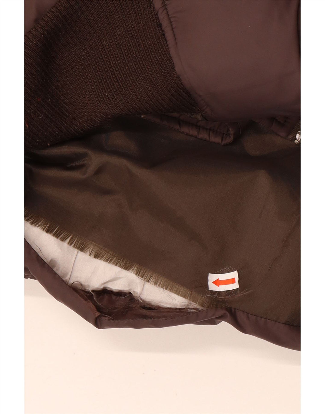 i Blues Chaqueta acolchada extragrande para mujer UK 10 Small Marrón Poliamida