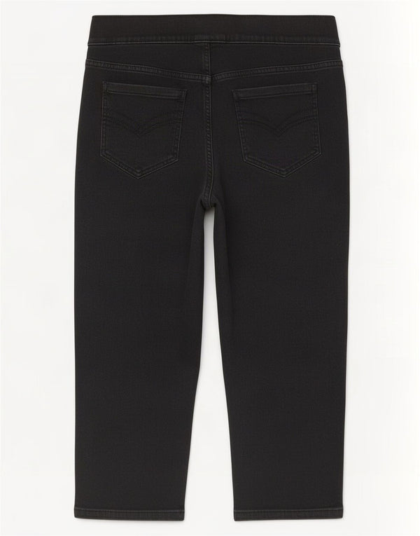 Marks & Spencer Jeans Capri Autograph para Mujer Reino Unido 20 2XLW40 L20 Algodón Negro