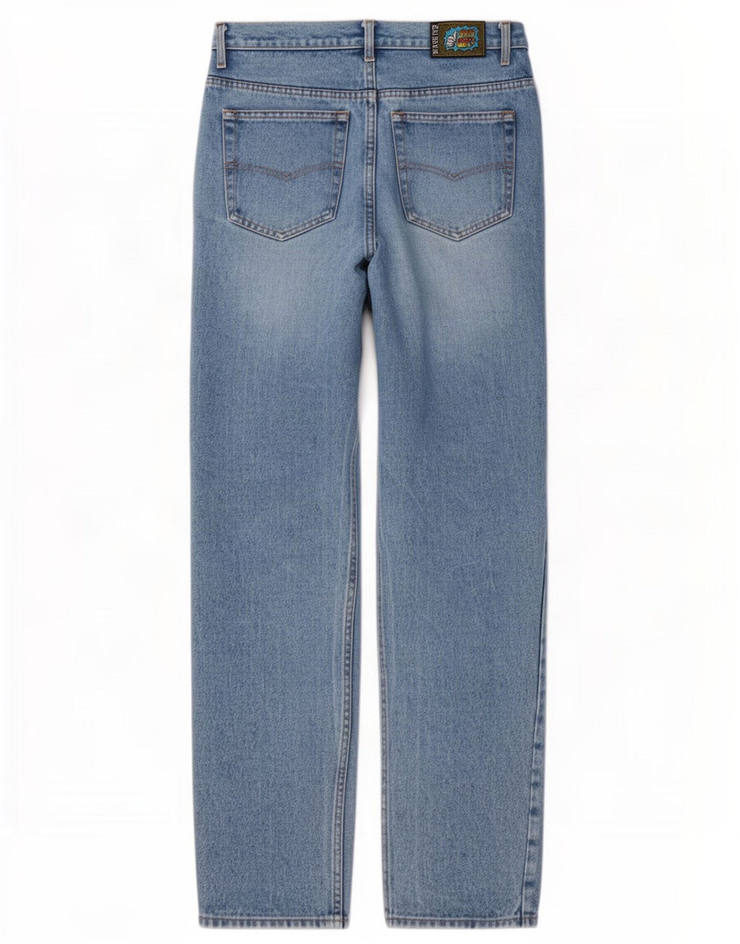 Base 92 Vaqueros cónicos gráficos para hombre IT 48 Mediano W32 L34 Algodón azul