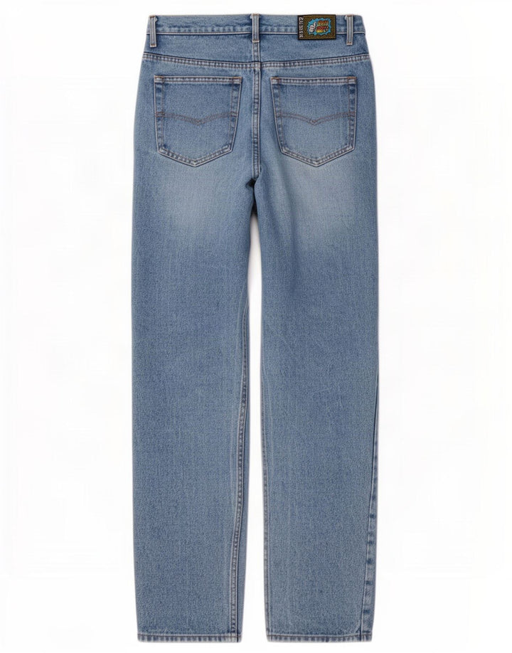 Base 92 Vaqueros cónicos gráficos para hombre IT 48 Mediano W32 L34 Algodón azul