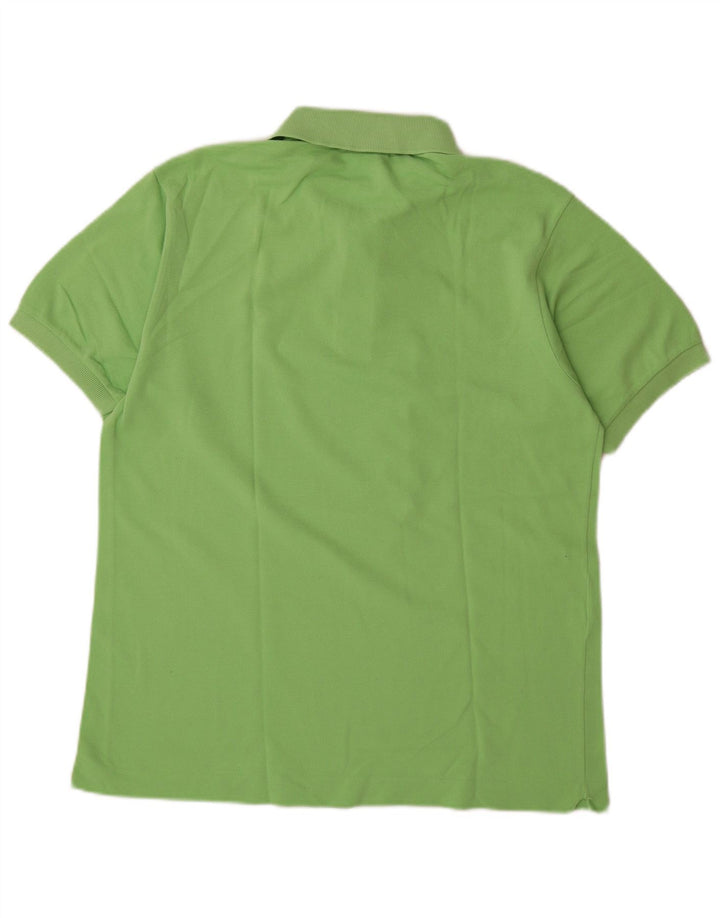 Polo Lacoste para hombre talla 4 algodón verde medio