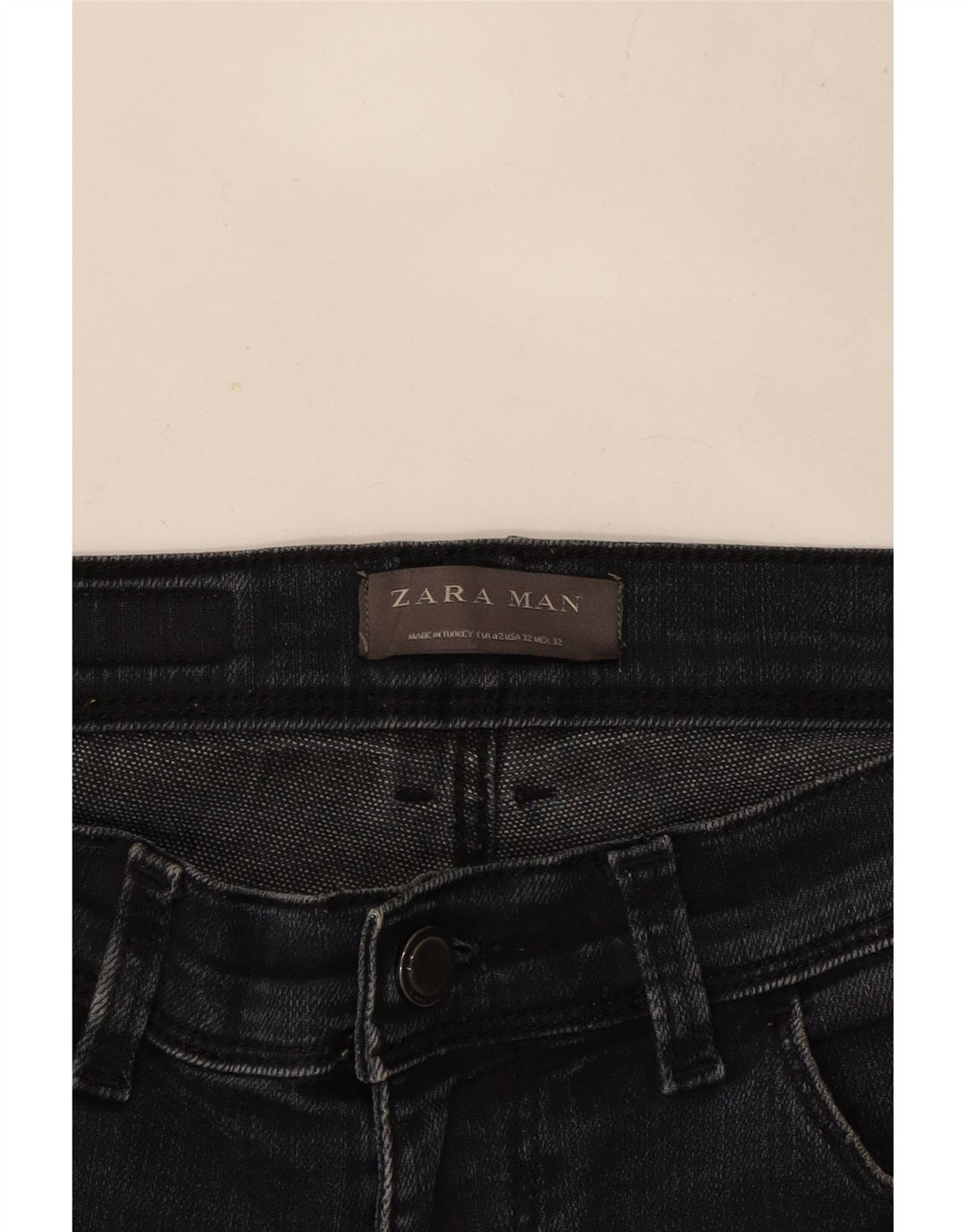 Zara Mens Slim Jeans EU 42 Grande W32 L29 Azul