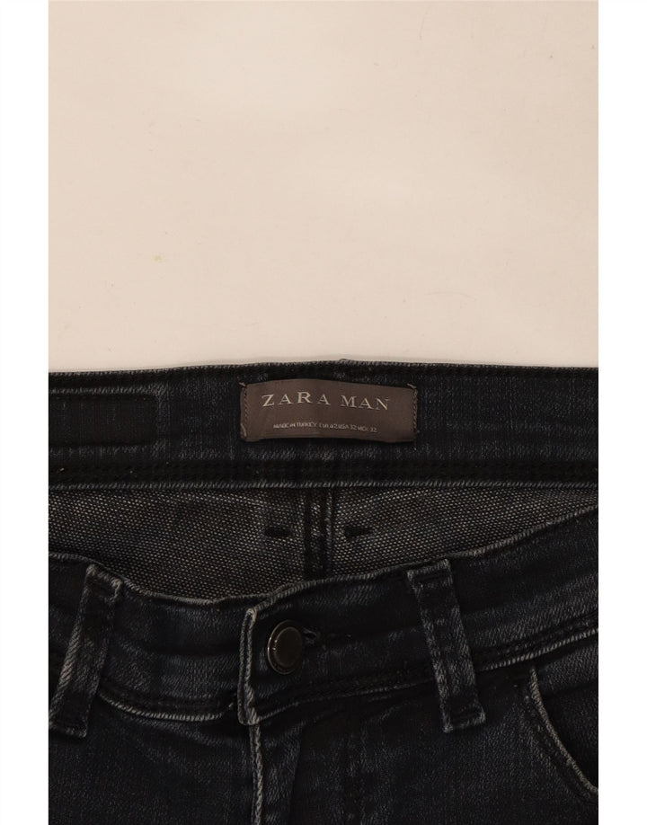 Zara Mens Slim Jeans EU 42 Grande W32 L29 Azul
