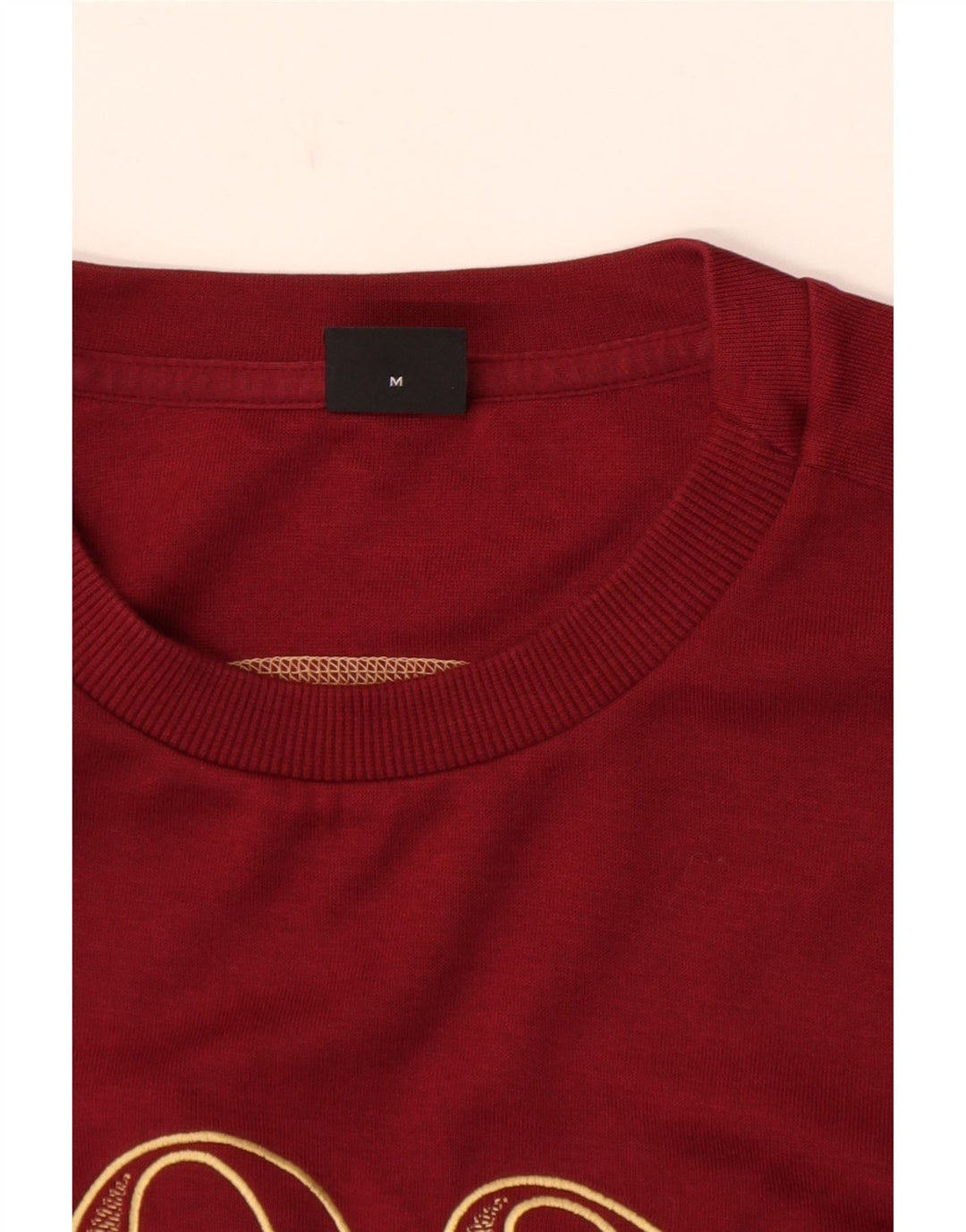 HUGO BOSS Hombre | Sudadera con gráfico tipo jersey en color burdeos mediano