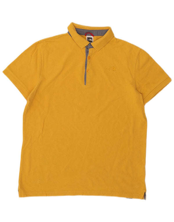 The North Face Polo Hombre Algodón Amarillo Grande