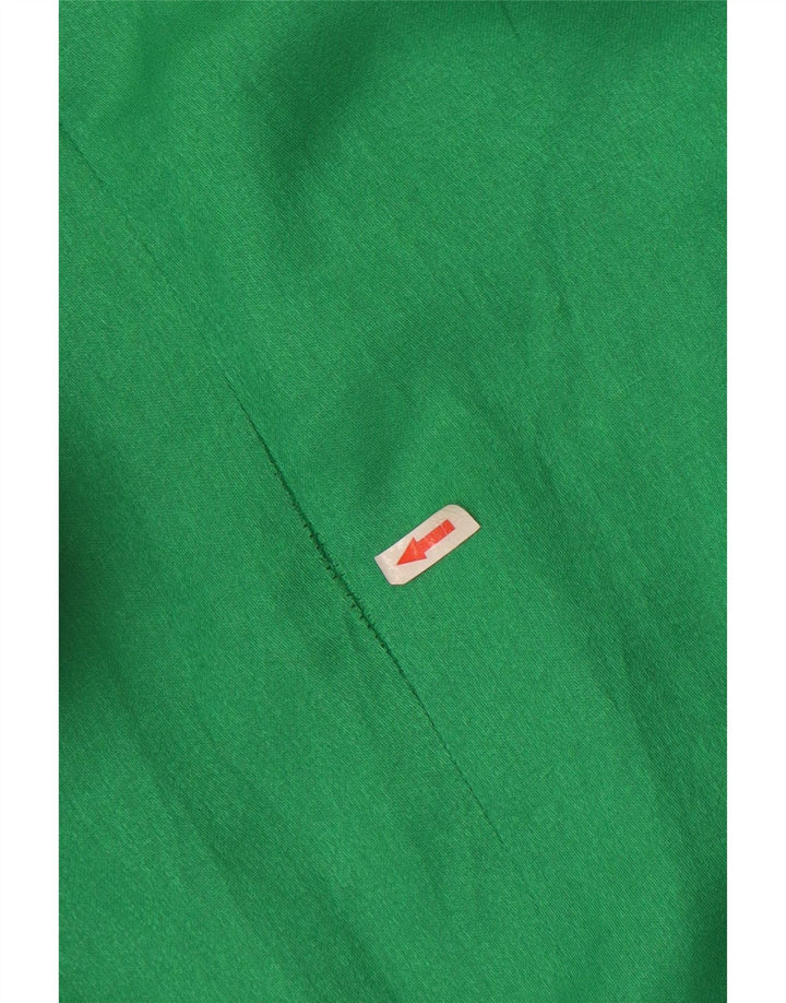 Zara Mujer Chaqueta Americana Abierta UK 10 Small Verde