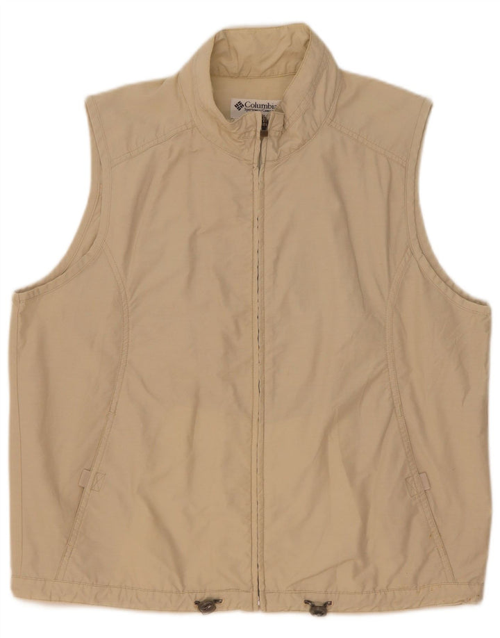 Chaleco Columbia Mujer UK 46 Grande Beige