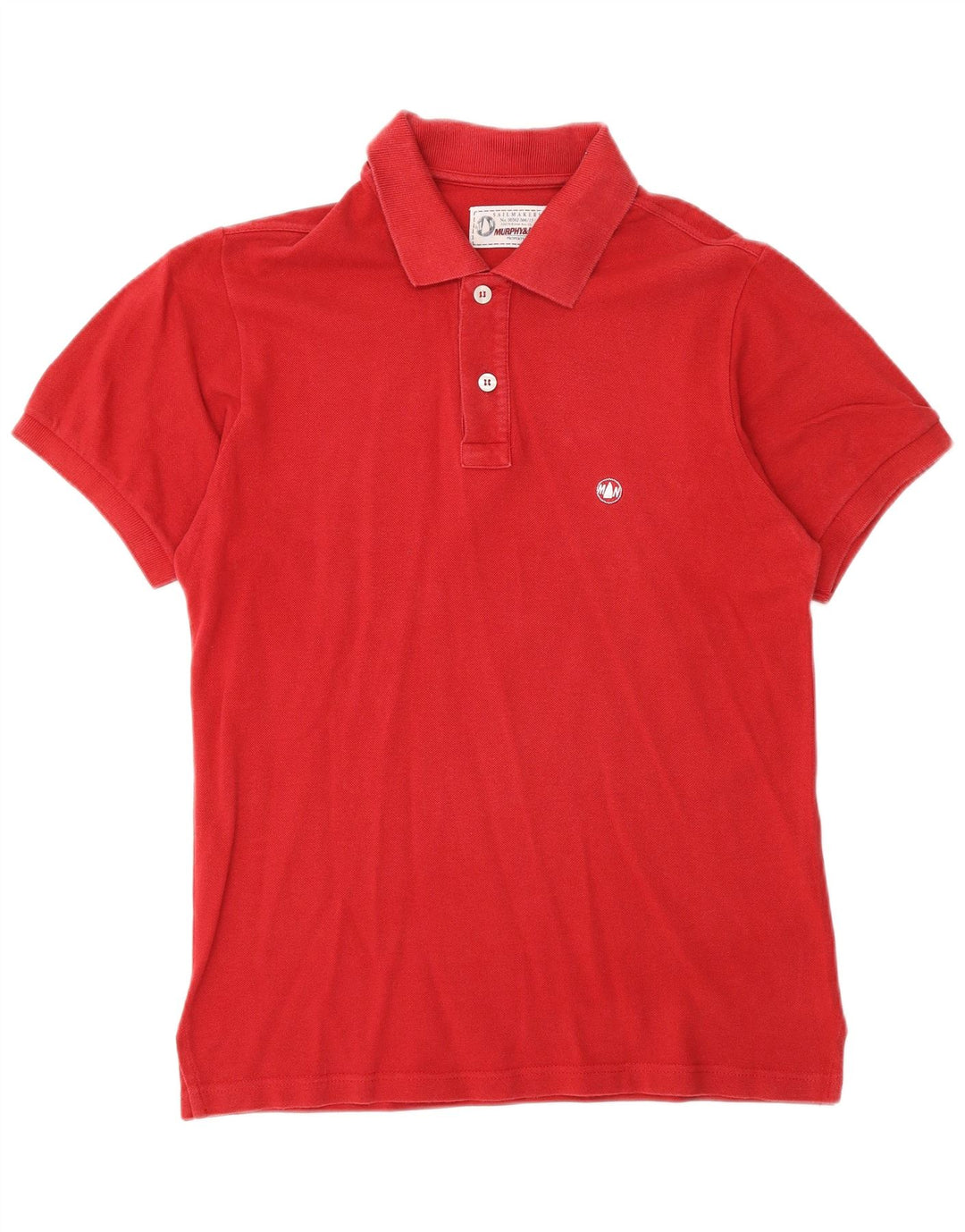 Murphy & Nye Polo para hombre pequeño rojo