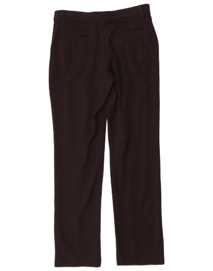 LEE Pantalones de traje de talle medio para mujer, ajuste regular, talla 8, mediana, W30, L32, color negro