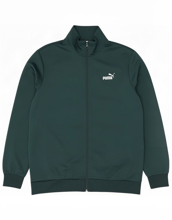 Puma Mens Chándal Top Chaqueta Grande Verde Poliéster
