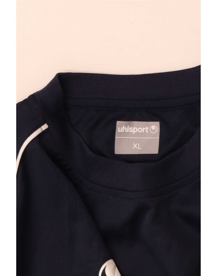 Camiseta Uhlsport Hombre Manga Larga XL Azul Marino