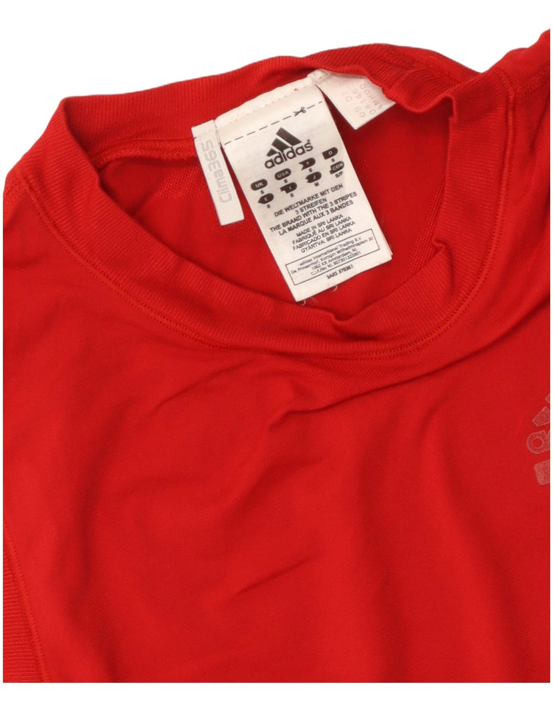 ADIDAS Mujer Clima 365 Chaleco Top UK 8 Pequeño Rojo Poliamida