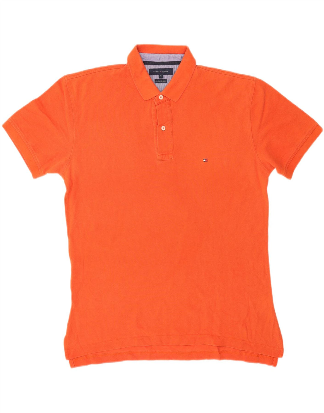 Tommy Hilfiger Polo Hombre XL Naranja Algodón