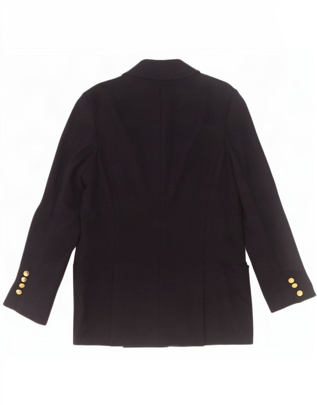 Herno Chaqueta Blazer De 2 Botones Para Mujer IT 44 Lana Azul Marino Mediana