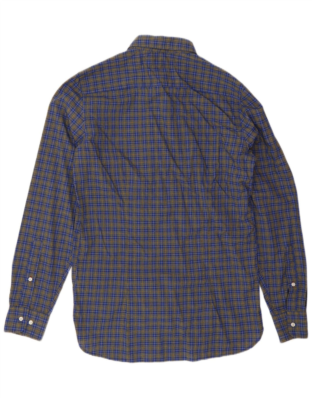 Tommy Hilfiger Camisa Slim Fit De Algodón A Cuadros Azul Medio