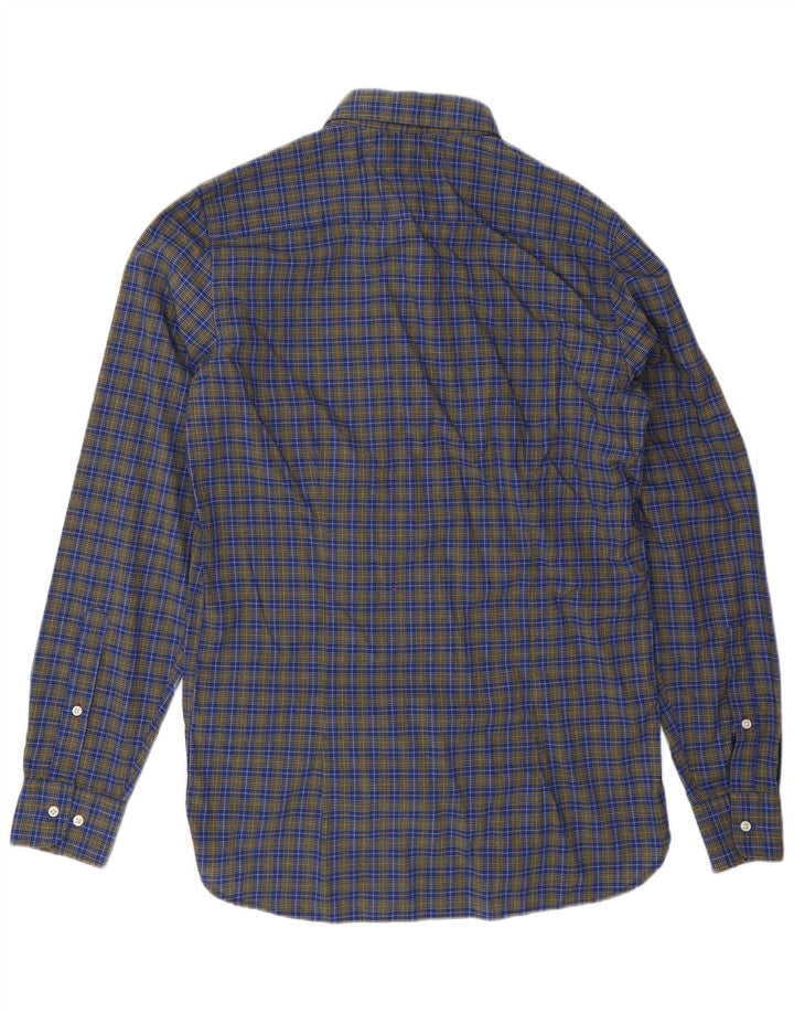 Tommy Hilfiger Camisa Slim Fit De Algodón A Cuadros Azul Medio