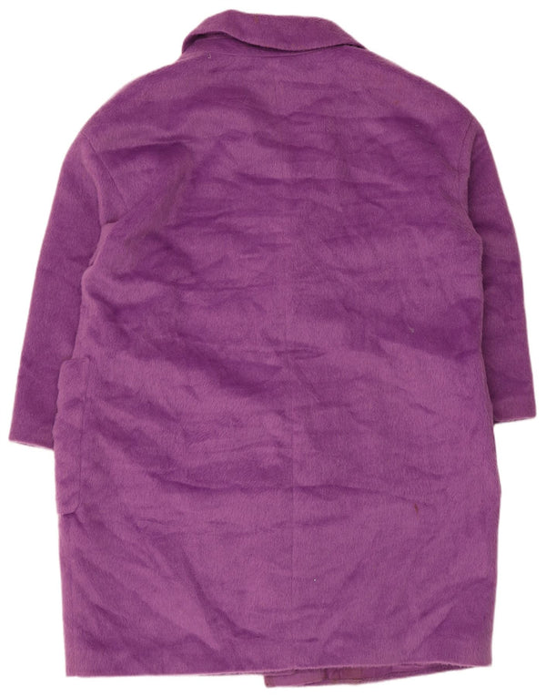Marks & Spencer Abrigo para Mujer UK 22 3XL Poliéster Púrpura