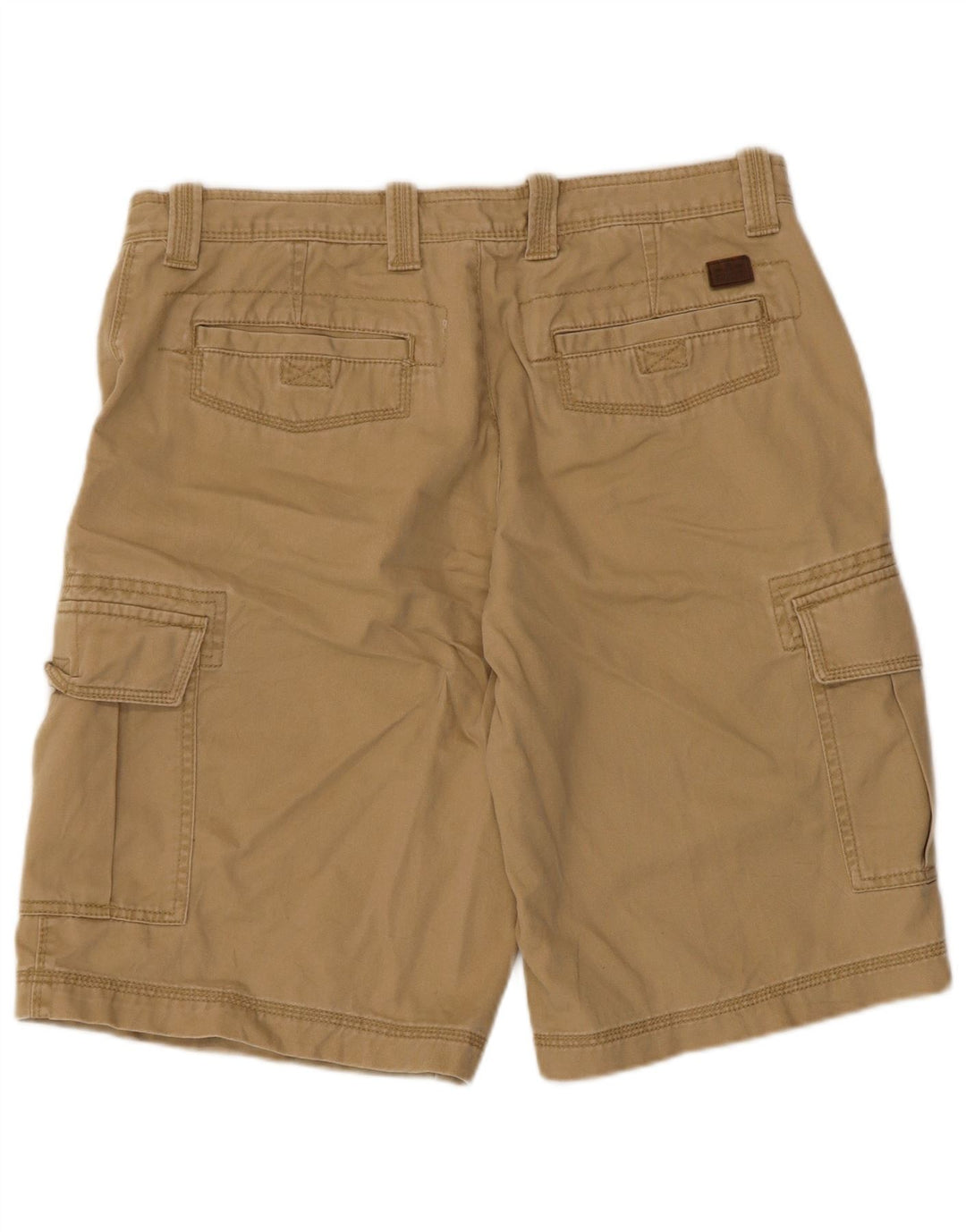 IZOD Mens Cargo Shorts W32 Medium  Beige Cotton
