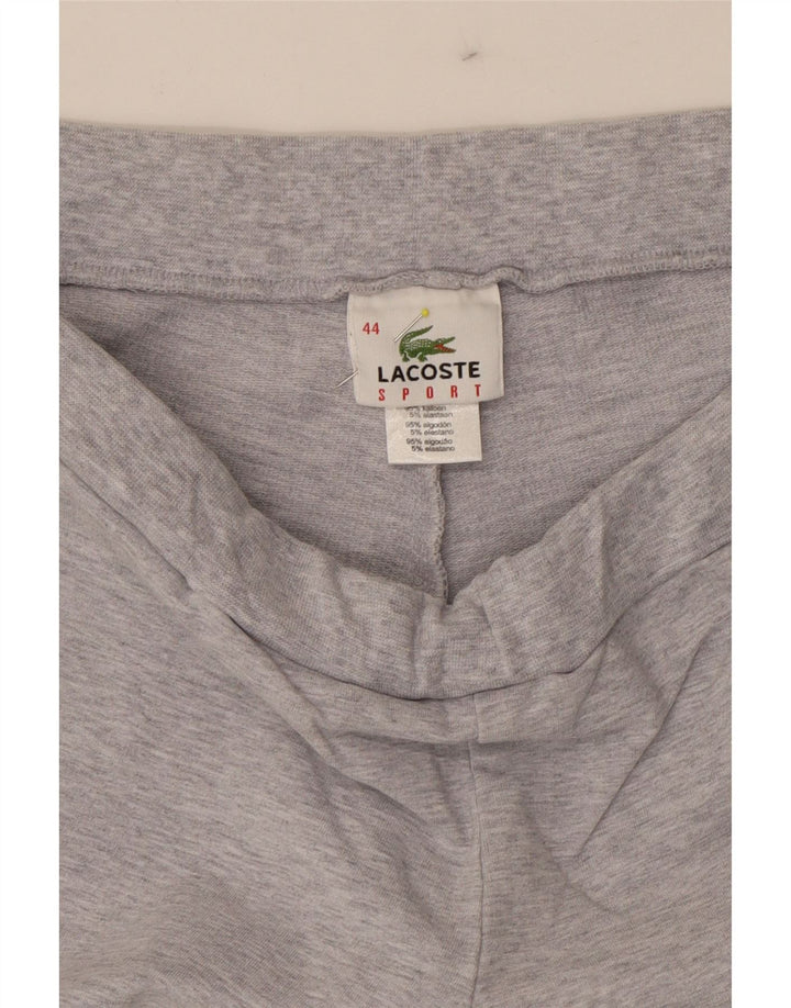 LACOSTE Womens Tracksuit Trousers Size 44 Large Grey Cotton Vintage Lacoste and Second-Hand Lacoste from Messina Hembry 