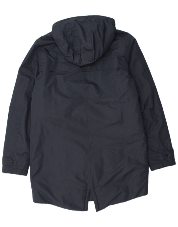 Refrigue Chaqueta Parka con Capucha para Hombre UK 38 Medium Azul Marino Poliéster