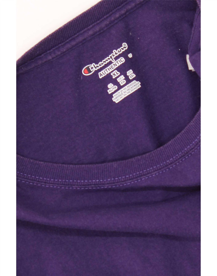 Champion Camiseta Hombre Top XL Púrpura
