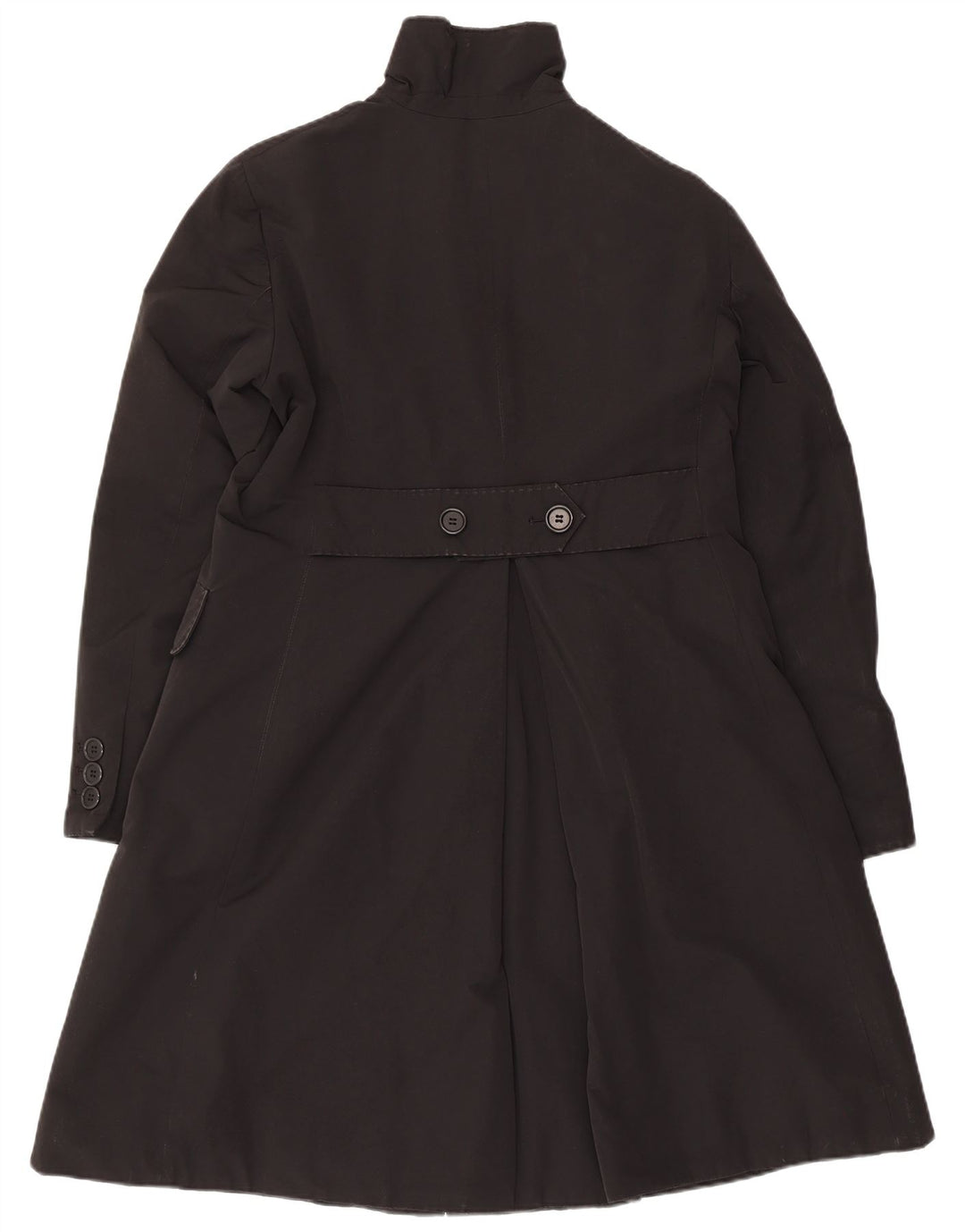 Abrigo Aspesi Mujer UK 40 XL Algodón Negro
