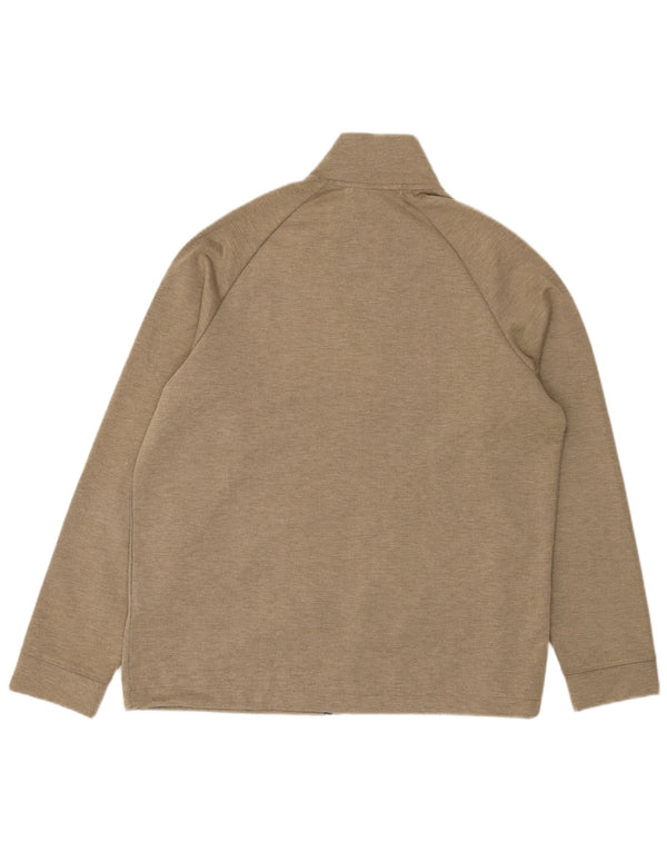 Zara Hombre Chándal Top Chaqueta XL Poliéster Moteado Verde