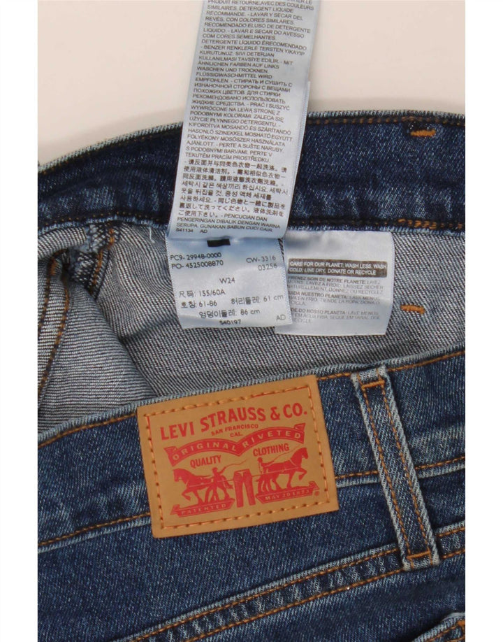 Falda Vaquera Levi's Mujer W24 XS Algodón Azul
