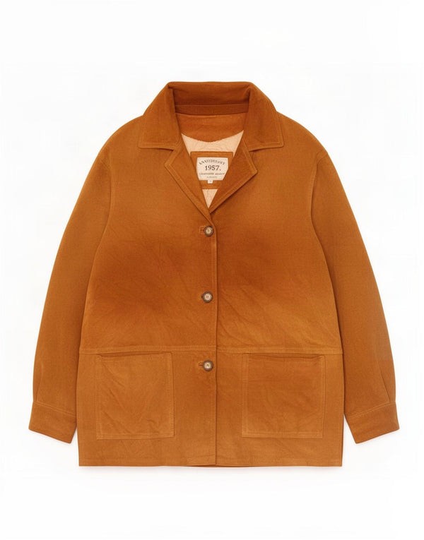 Chaqueta Legendary 1957 Chaqueta tipo blazer de 3 botones para mujer UK 44 Marrón medio