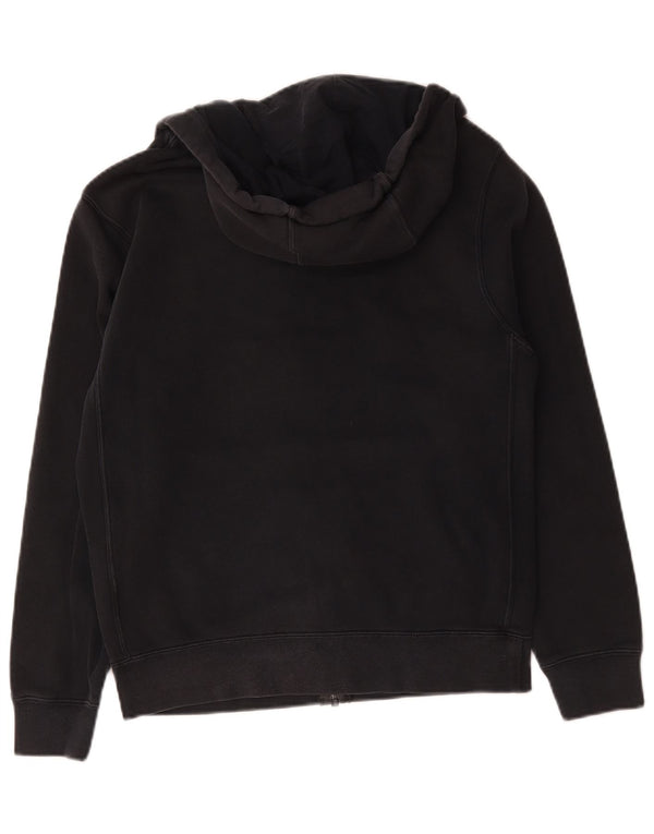 Nike - Sudadera con capucha y cremallera para hombre, talla pequeña, algodón negro