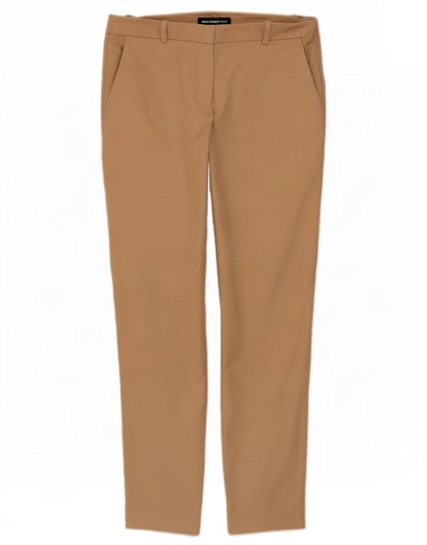 Zara Mujer Pantalón Chino Slim EU 36 XS W26 L26 Algodón Beige