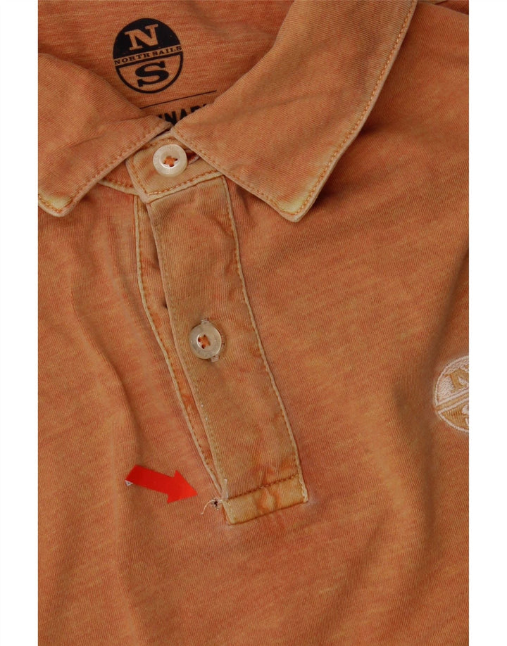 North Sails Polo De Corte Regular Para Hombre De Algodón Naranja Pequeño