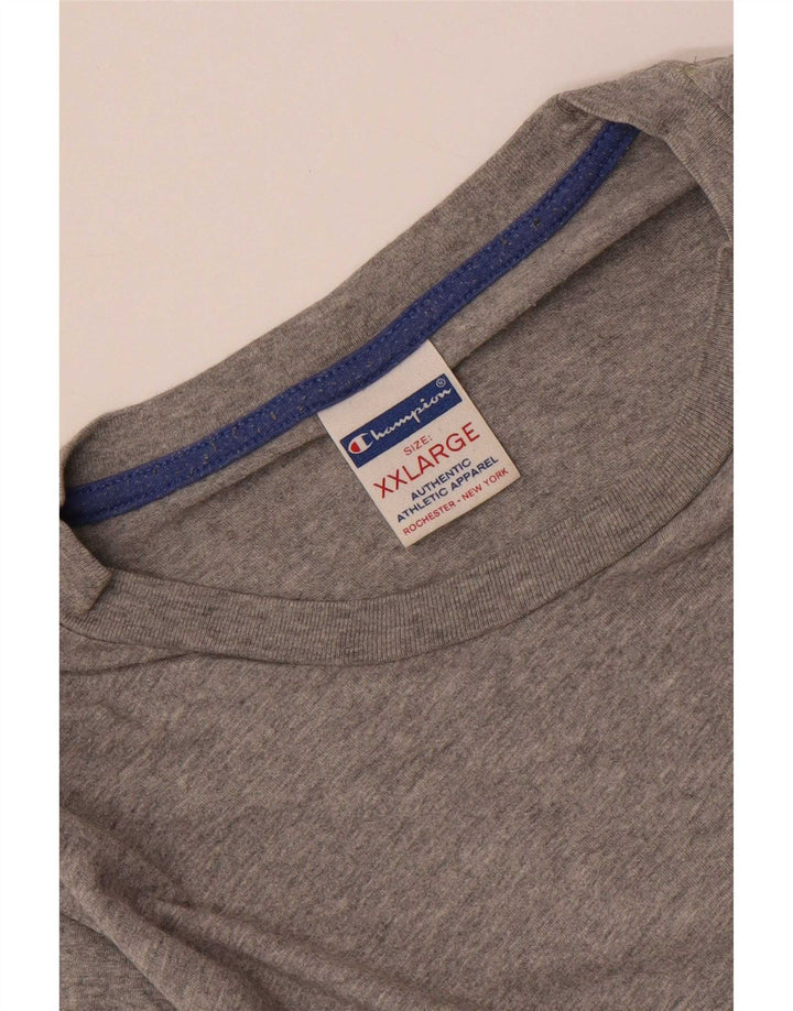 Champion Camiseta Hombre Top 2XL Gris