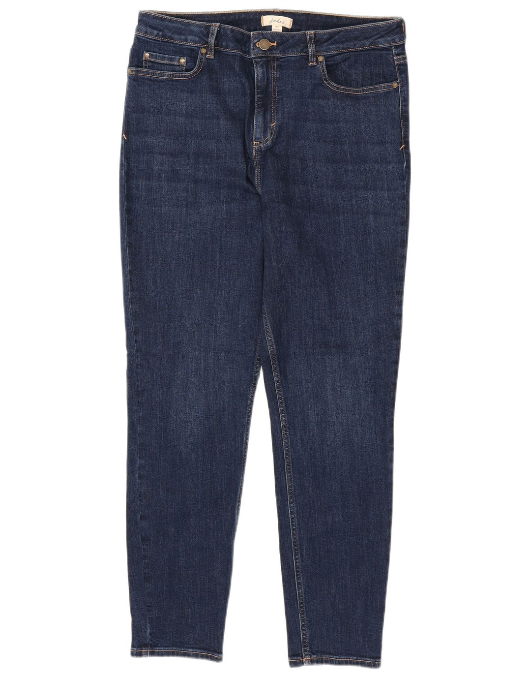 JOULES Vaqueros pitillo para mujer UK 14 Large W32 L28 Algodón azul marino