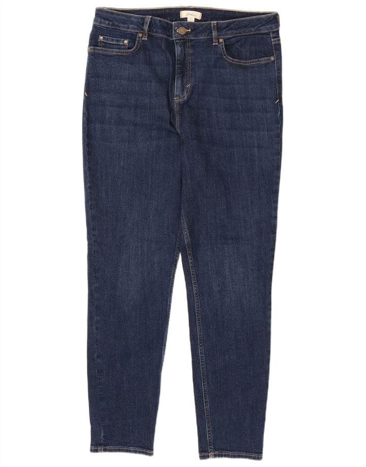 JOULES Vaqueros pitillo para mujer UK 14 Large W32 L28 Algodón azul marino