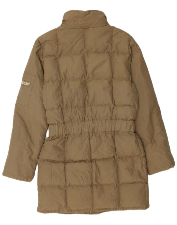Woolrich Abrigo acolchado extragrande para mujer UK 6 XS Algodón caqui