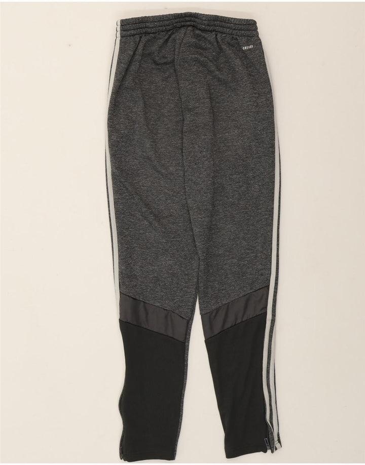 ADIDAS Mujer Aeroready Chándal Pantalones UK 8 Pequeño Gris Colorblock