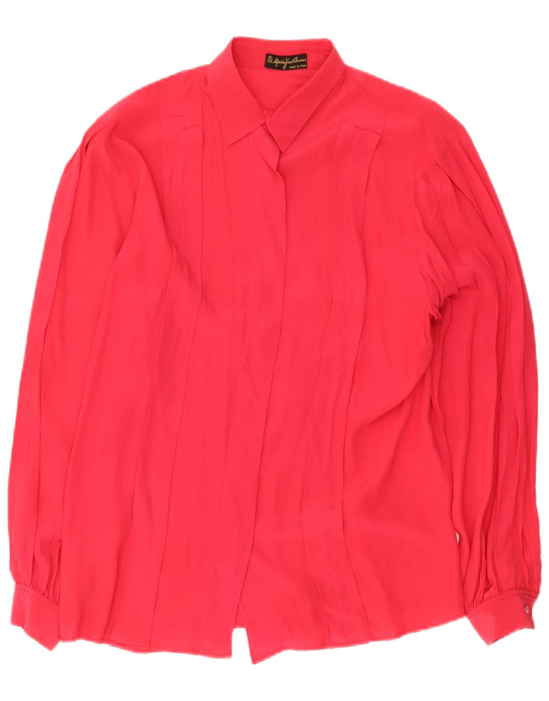 Blusa camisera para mujer Mario Pucci Cecconi IT 42 Acetato rosa mediano