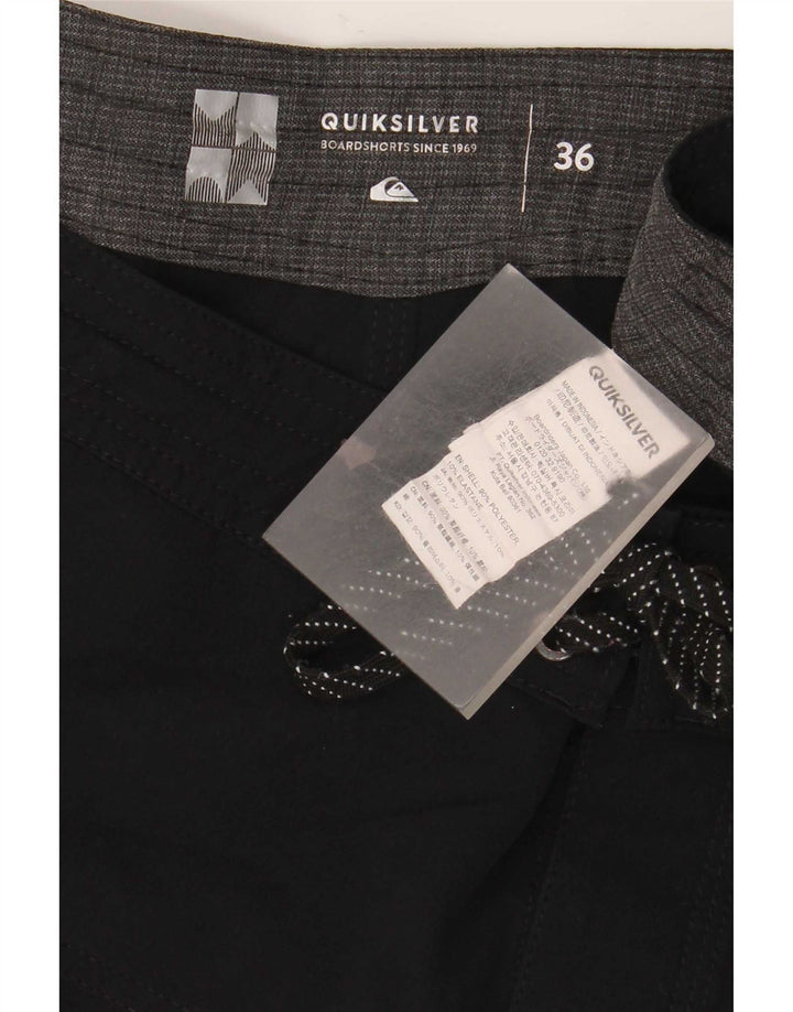 Quiksilver Hombre Bañador Corto Grande Poliéster Negro