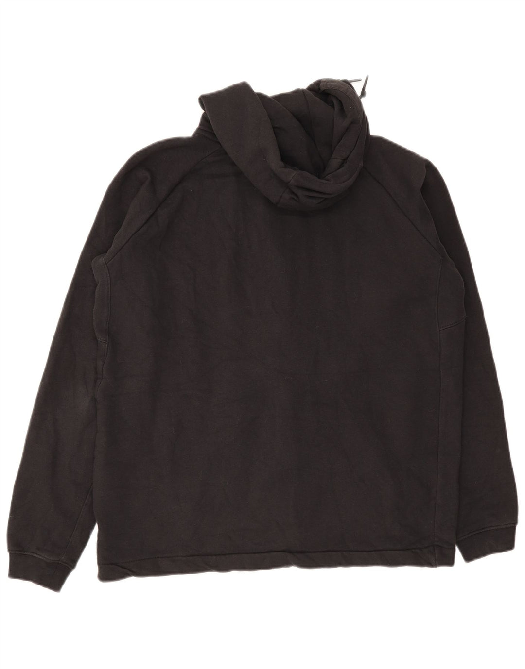 Nike - Sudadera con capucha y cremallera para hombre, talla mediana, algodón negro