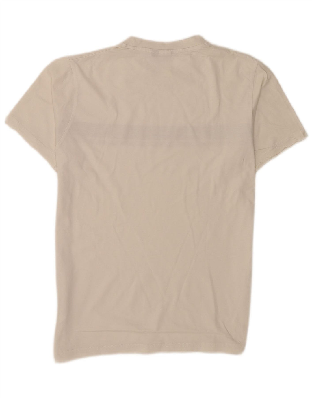 Sergio Tacchini Hombre Camiseta Top Medio Blanco Colorblock Algodón