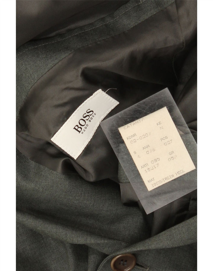 Hugo Boss Chaqueta tipo blazer de 2 botones para hombre EU 52 XL Lana gris